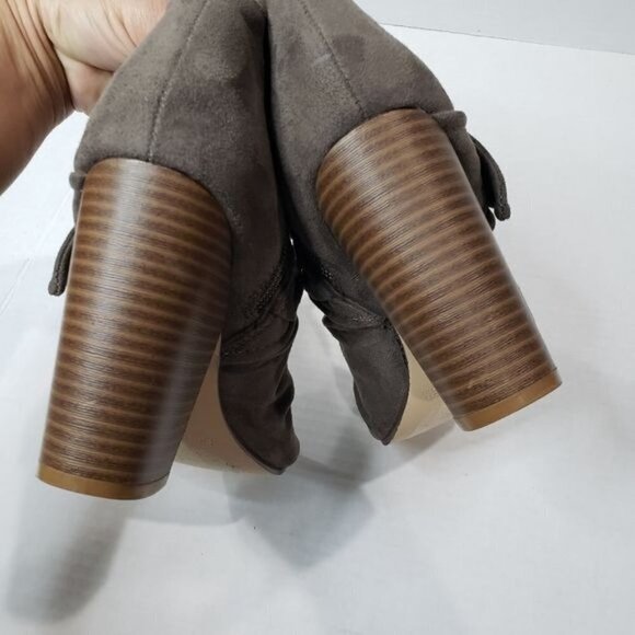 Indigo Rd. Izador Bow Peep Toe Booties Size 6.5 - Picture 8 of 12